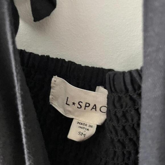 L*SPACE Alena Halter Wide Leg Linen Jumpsuit - Picture 3 of 5